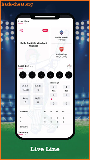 Crickcoin: The Cricket Live Line screenshot