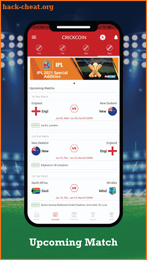 Crickcoin: The Cricket Live Line screenshot