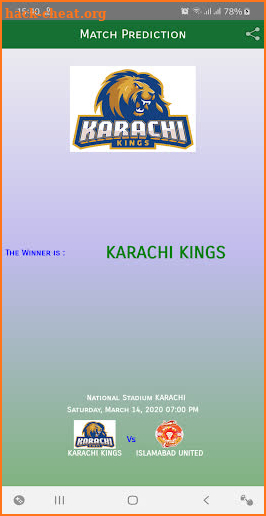 Cricket 2020-Predictions for PSL screenshot