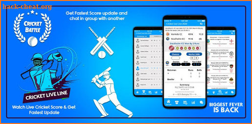 Cricket Live Line - Fastest Live Score and Session screenshot