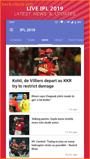 Cricket Live Streaming IPL 2019 screenshot