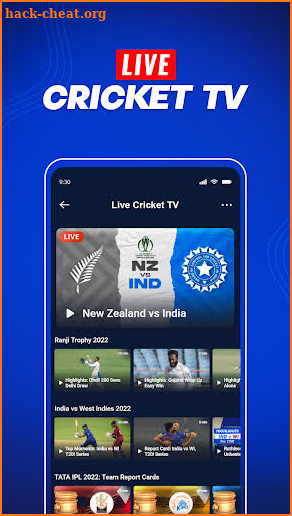 Cricket Live TV: HD Live Sport screenshot