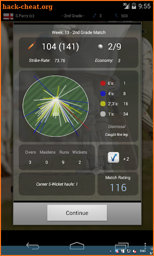 Cricket Player Manager screenshot