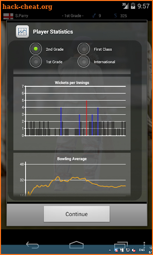 Cricket Player Manager screenshot