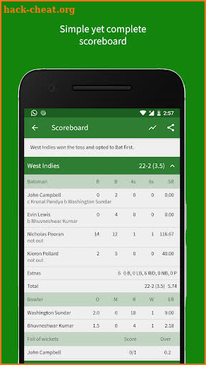 Cricket Scorer screenshot