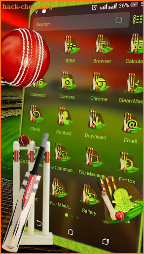 Cricket Stadium Theme Launcher screenshot