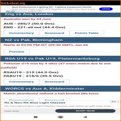 CRICKET - T20 BLAST FIXTURE & LIVE screenshot