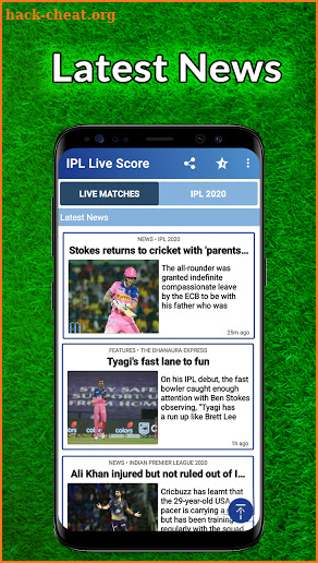 CricketBabu-Live IPL 2020 Score, Schedule, Results screenshot