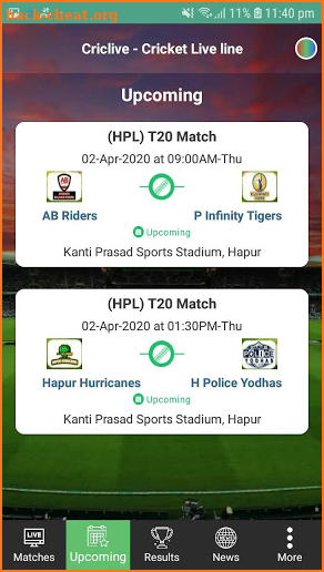 CricLive - Cricket Live Line screenshot