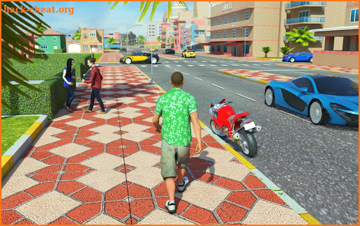 Crime Miami Gangster Car Driving & Shooting screenshot