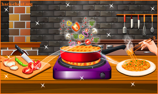 Crispy Noodles Cooking Game screenshot