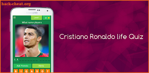 Cristiano Ronaldo life Quiz screenshot