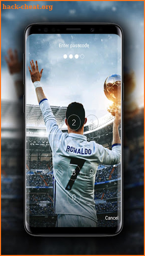 Cristiano ronaldo lock screen Live 4K screenshot