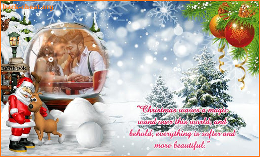 Cristmas Greetings GIF and Image Frame screenshot