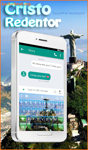 Cristo Redentor Keyboard Theme screenshot