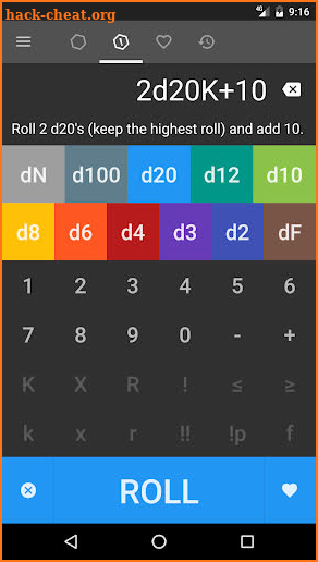 CritDice - Dice Roller screenshot