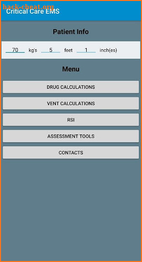 Critical Care EMS screenshot