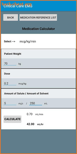 Critical Care EMS screenshot