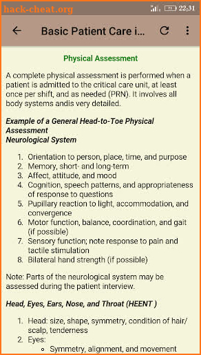 Critical Care Nursing screenshot