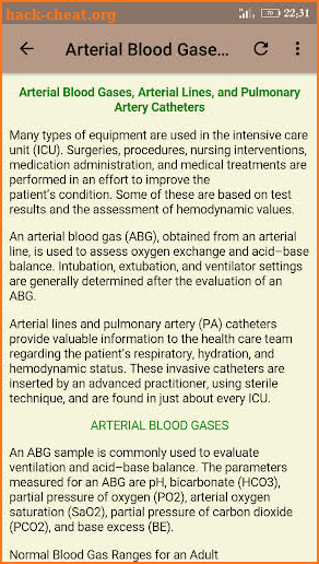 Critical Care Nursing screenshot