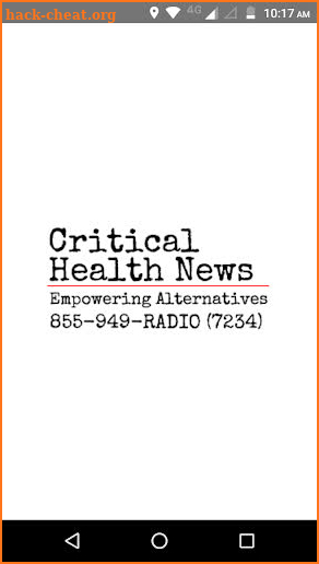 Critical Health News screenshot