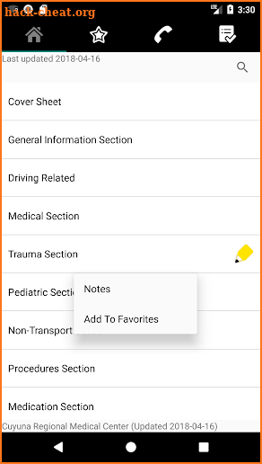 CRMC Ambulance screenshot