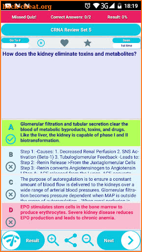 CRNA Nurse Anesthetist Exam Prep Questions Quizzes screenshot