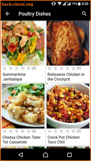 CrockPot and Oven Recipes screenshot