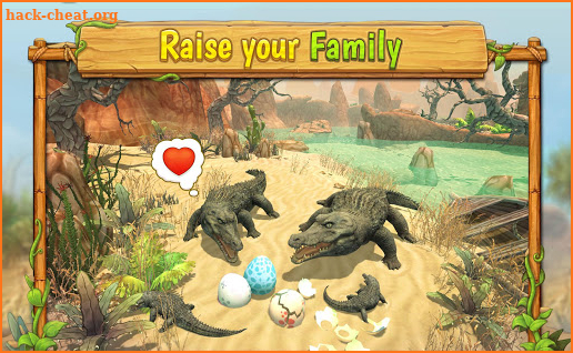 Crocodile Family Sim : Online screenshot