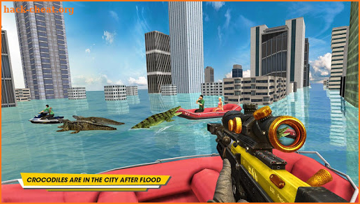 Crocodile Hunting Attack City Simulator screenshot