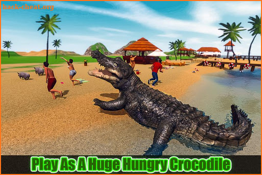 Crocodile Simulator 2019: Beach & City Attack screenshot