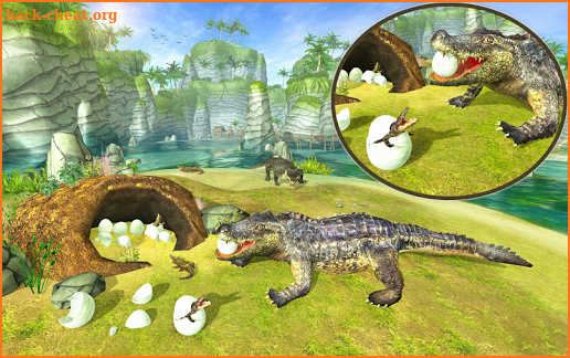 Crocodile Simulator Attack Game 3D screenshot