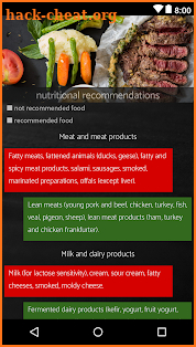 Crohn & Colitis diet screenshot