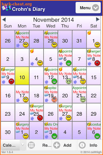 Crohns Diary screenshot