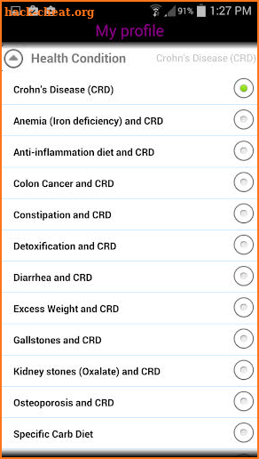 Crohn's Disease screenshot