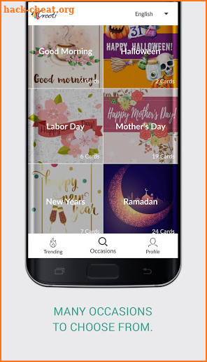 Crooti - Custom and Warm Greeting Cards screenshot