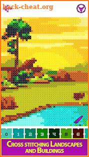 Cross Stitch - Color by Number, Pixel Art Coloring screenshot