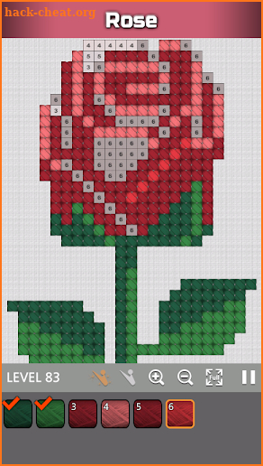 Cross-stitch : Coloring screenshot