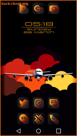 Crossed Orange Icon Pack screenshot