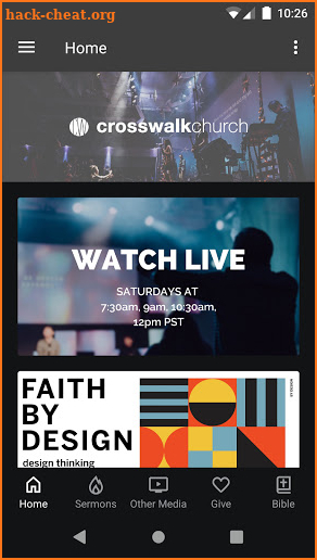 Crosswalk Church app screenshot