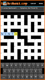 Crossword screenshot