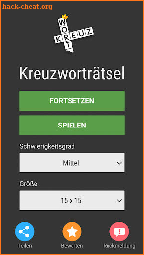 Crossword German Puzzle Free Word Game Offline screenshot