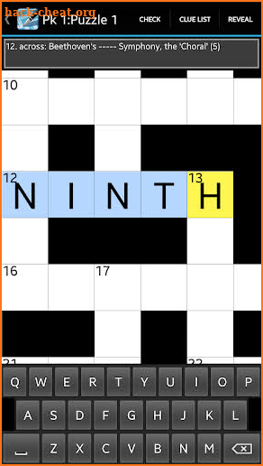 Crossword Lite screenshot