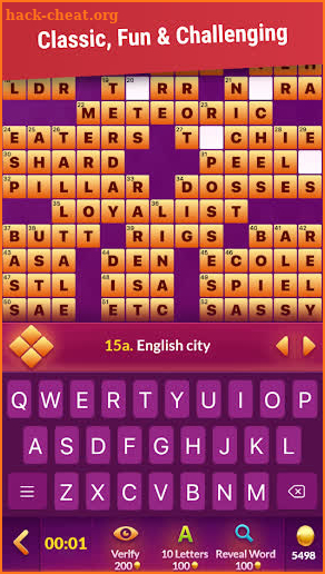 Crossword Masters: Online Fun Word Games Puzzles screenshot
