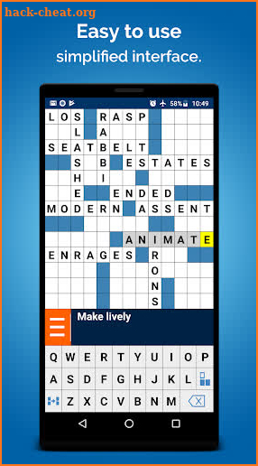 Crossword Puzzle screenshot