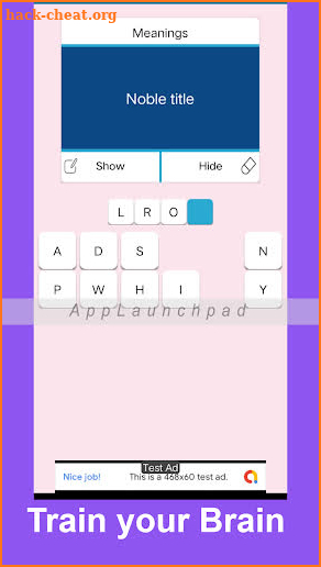 Crossword puzzle - crosswords screenshot