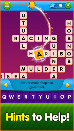 Crossword Puzzle Journey with Hints Free Word Game screenshot