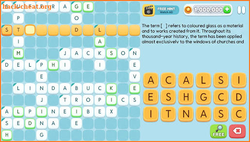 Crossword Quiz screenshot