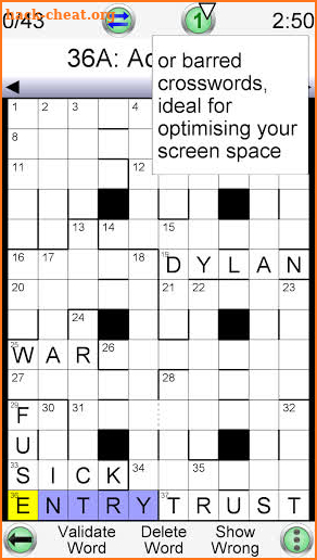 Crossword Unlimited screenshot