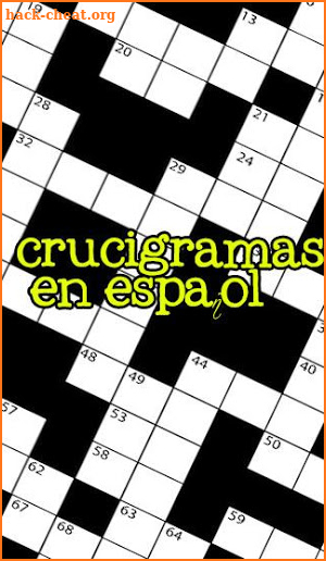 Crosswords in Spanish screenshot